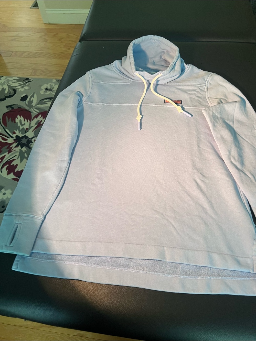 Vineyard Vines Womens XXS Light Blue Pullover Sweatshirt Cotton Chest 40”